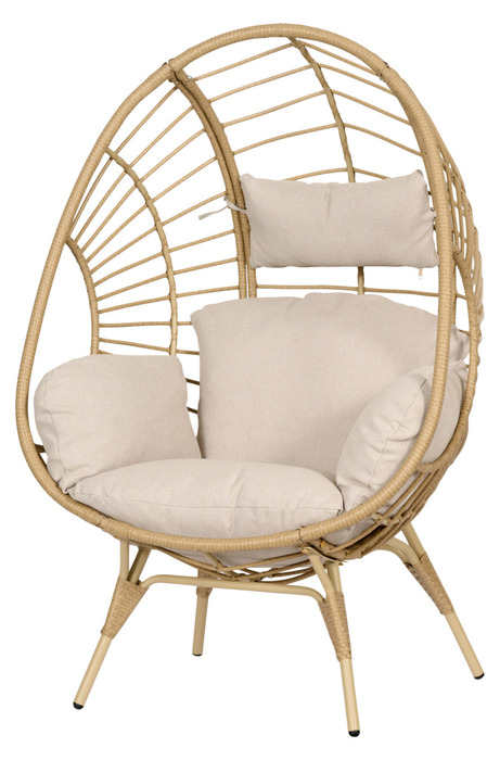 Loungestol rattan natur - Sunlife